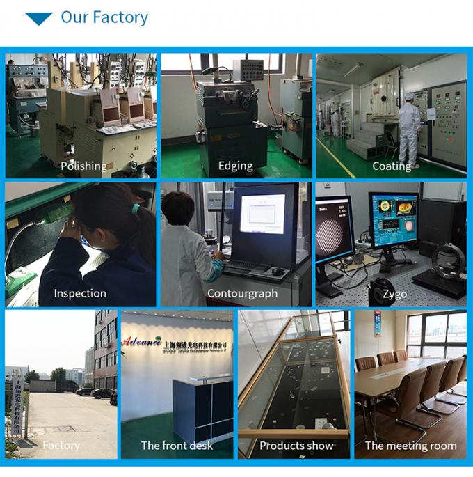 Lente conduzida 150 watts côncava plano-convexa conduzida aspherical do vidro ótico do OEM