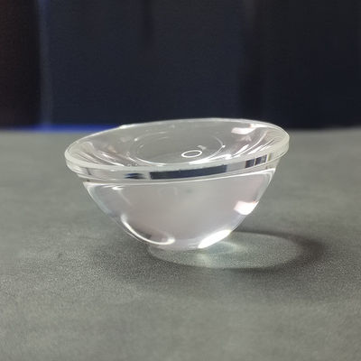 Lente de vidro ótica conduzida do Tir do vidro da lente 50mm do refletor da luz da tocha 10 graus de espiga