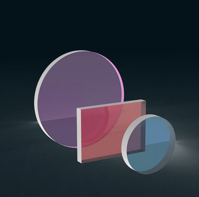 BK7 filtros de vidro óticos de 1.5mm a de 300mm, seletor de frequências da faixa dupla