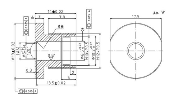 Lente por atacado profissional feita sob encomenda da colimação do laser da imagem latente da visão da fonte da fábrica