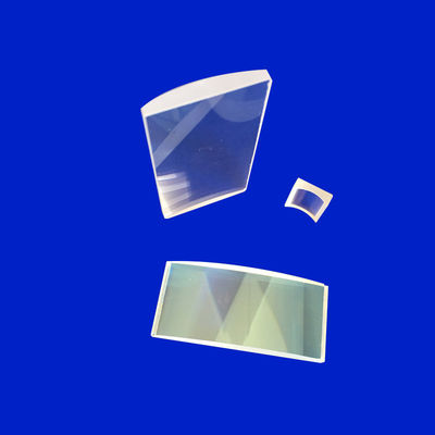 Lente de vidro óptico convexo plano Lentes de cilindro PCX revestidas com NIR