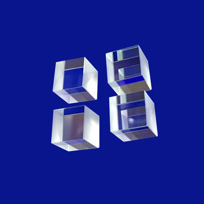 10/5 a 60/40 de projeto transparente da lente ótica, cubo de vidro ótico de X