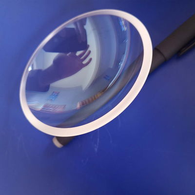 AR Coating Sapphire Dome Lens com 25 mm de diâmetro e 150 mm de comprimento focal para imagem térmica infravermelha